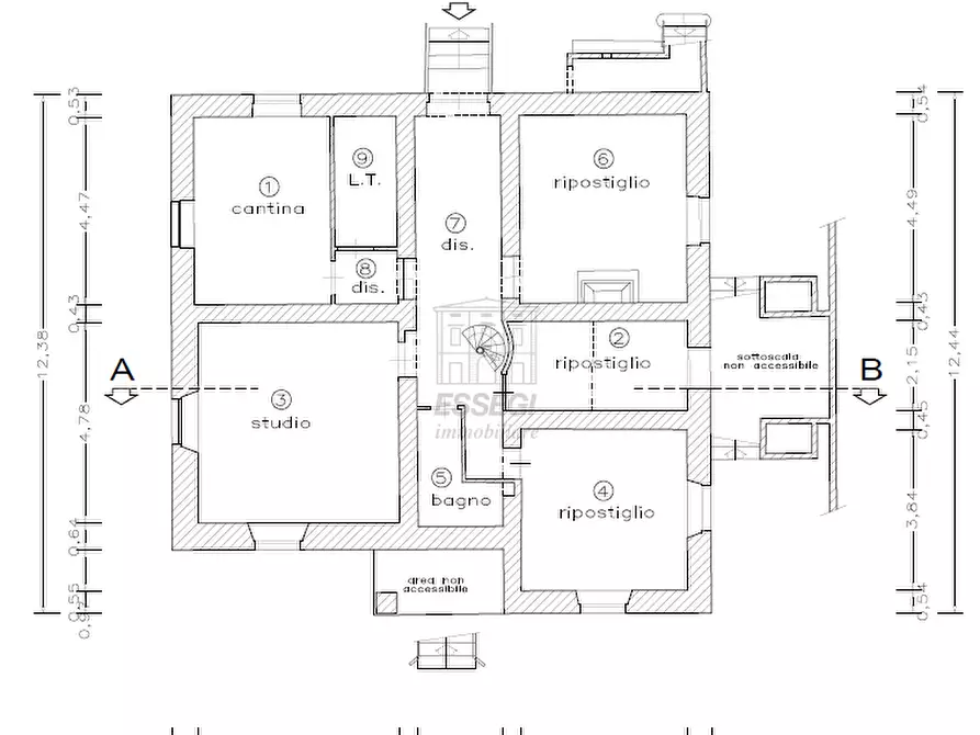 Immagine 40 di Villa in vendita  in via barsanti e matteucci a Lucca