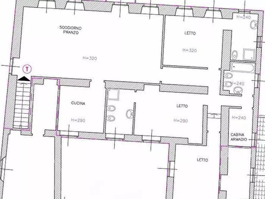 Immagine 20 di Quadrilocale in affitto  in Via San Carlo 1 a Arona