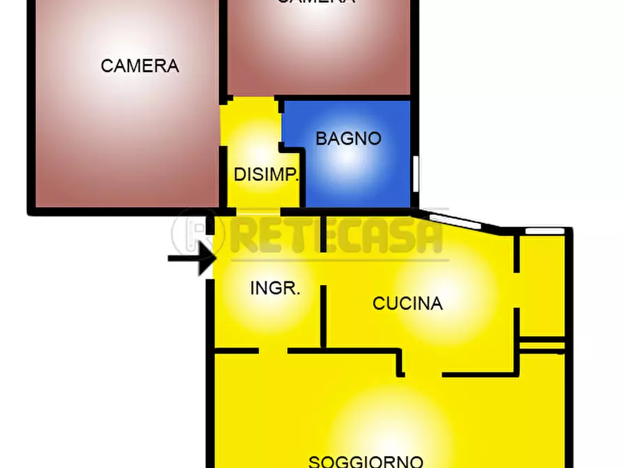 Immagine 2 di Quadrilocale in vendita  in Viale della Libertà 5 a Nardo'