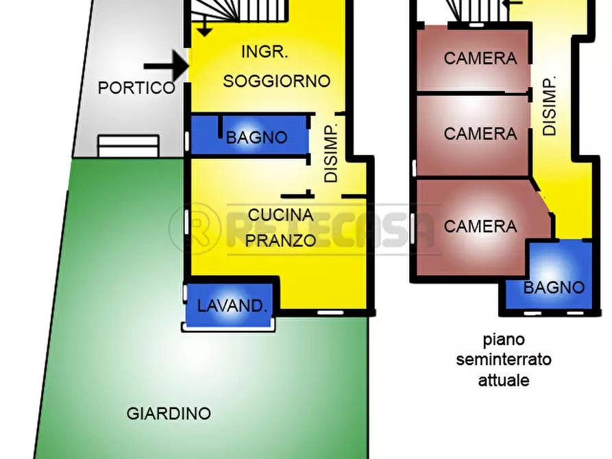 Immagine 14 di Villetta a schiera in vendita  in Via Antonio Venturi 27 a Nardo'