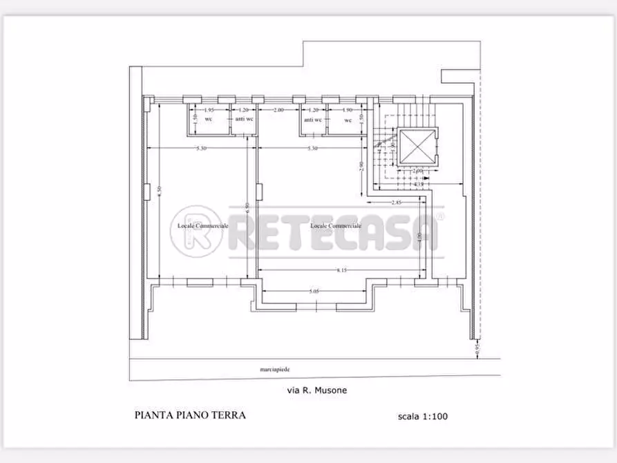 Immagine 2 di Locale commerciale in affitto  in Via Raffaele Musone a Marcianise