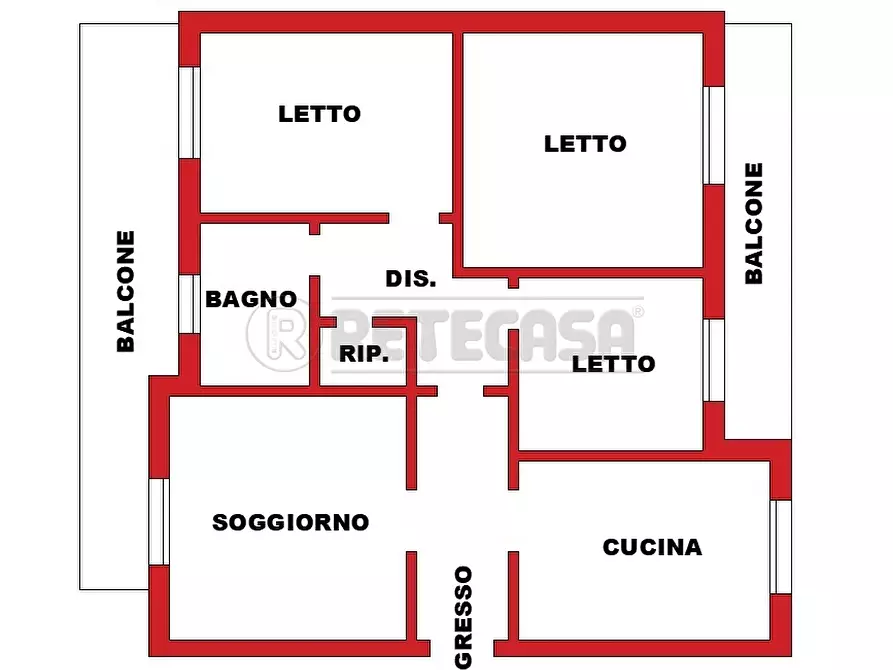 Immagine 27 di Trilocale in vendita  in Via Alcide de Gasperi 7 a Bondeno
