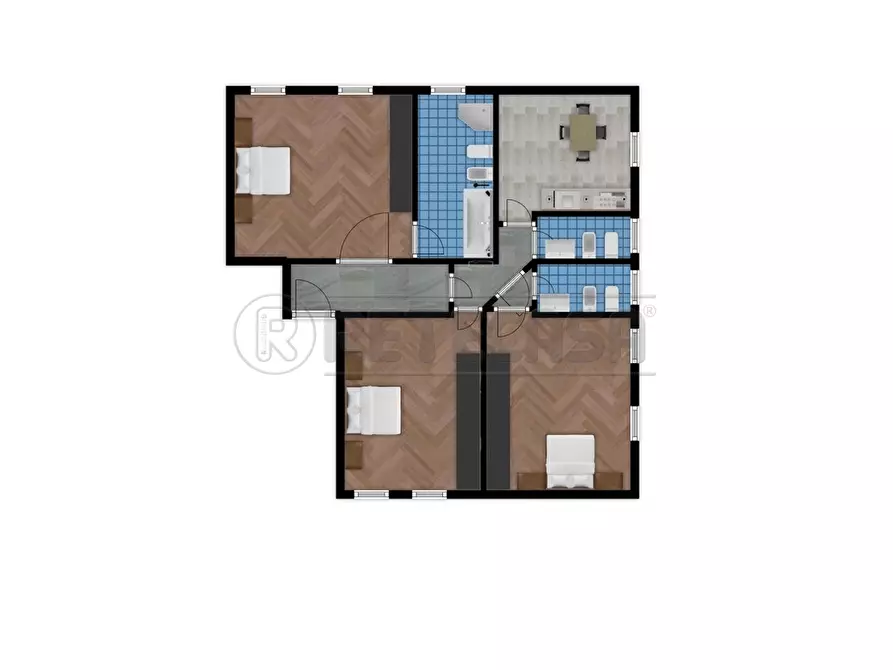 Immagine 1 di Trilocale in vendita  in Via Sandro Pertini 1 a Salerno