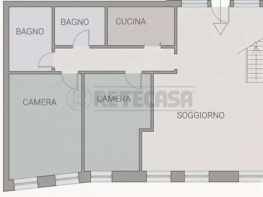 Immagine 35 di Bilocale in affitto  in Contra' Do Rode 13 a Vicenza