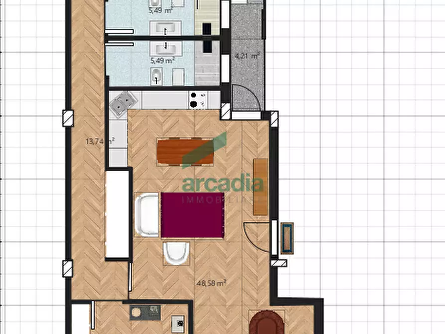 Immagine 2 di Quadrilocale in vendita  in Viale Japigia 42 a Bari