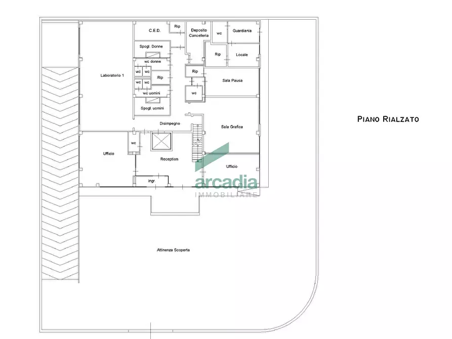 Immagine 27 di Ufficio in affitto  in Largo degli Stagnini 6 a Modugno