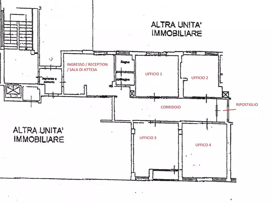 Immagine 16 di Ufficio in affitto  in Via Cairoli 69 a Livorno