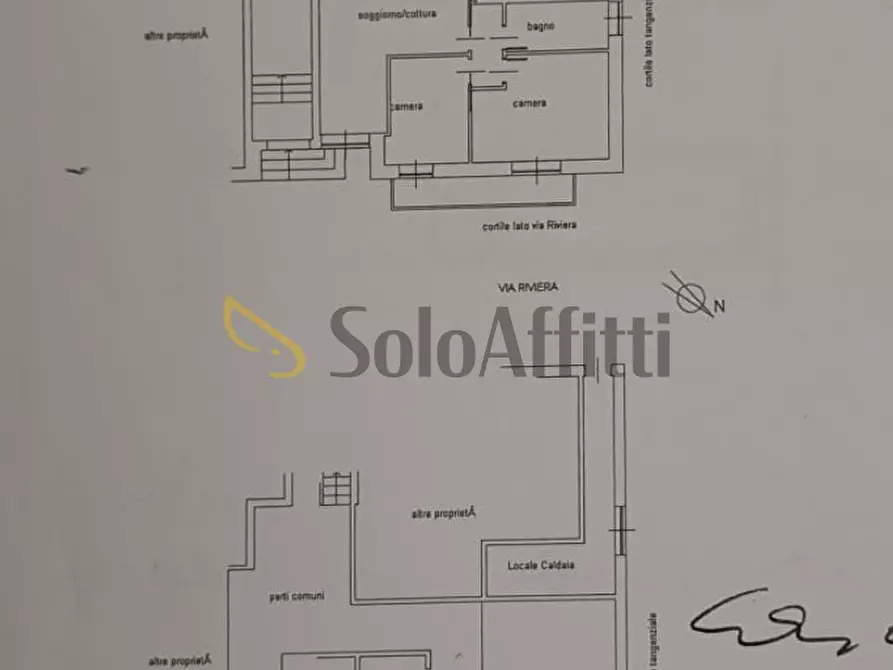 Immagine 20 di Trilocale in affitto  in Via Riviera 144 a Pavia