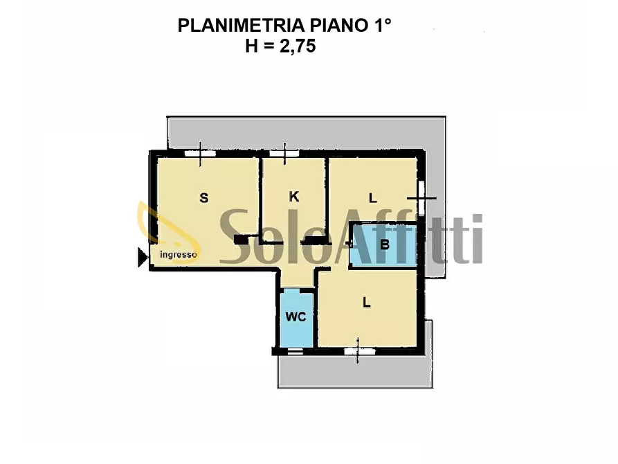 Immagine 19 di Quadrilocale in affitto  in Via dei Conti Falluc 126 a Catanzaro