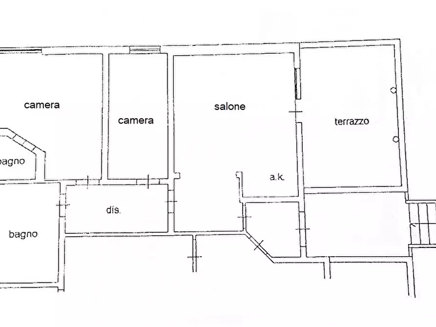 Immagine 25 di Trilocale in affitto  in Via Passo Buole a Fiumicino