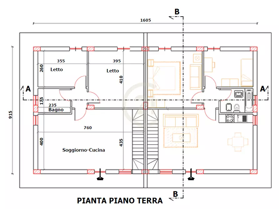 Immagine 5 di Villa in vendita  in Via Messina sn a San Pietro Clarenza