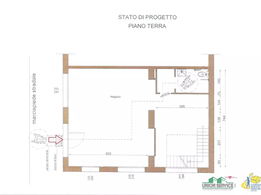 Immagine 27 di Locale commerciale in affitto  in Viale Antonio Gramsci 27A a Parma