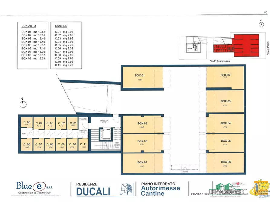Immagine 8 di Quadrilocale in vendita  in Via Alberto Pasini a Parma