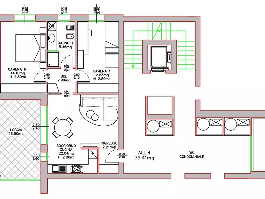 Immagine 15 di Trilocale in vendita  in Via Freddie Mercury a Ozzano Dell'emilia