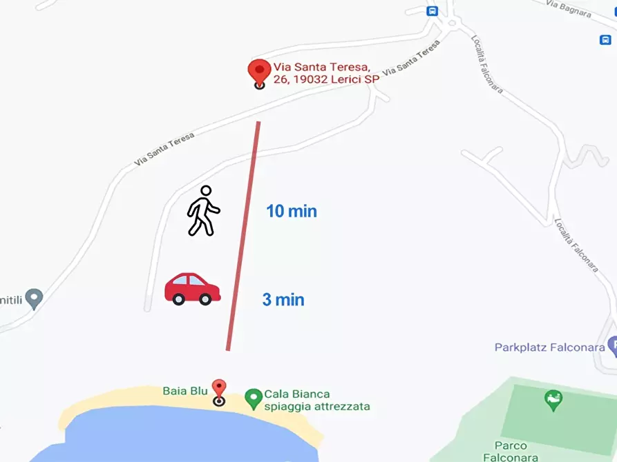 Immagine 20 di Appartamento in affitto  in VIA SANTA TERESA 26 a Lerici