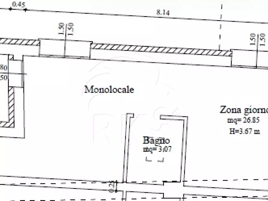 Immagine 17 di Monolocale in vendita  in Via Emilia Ponente 209 a Bologna