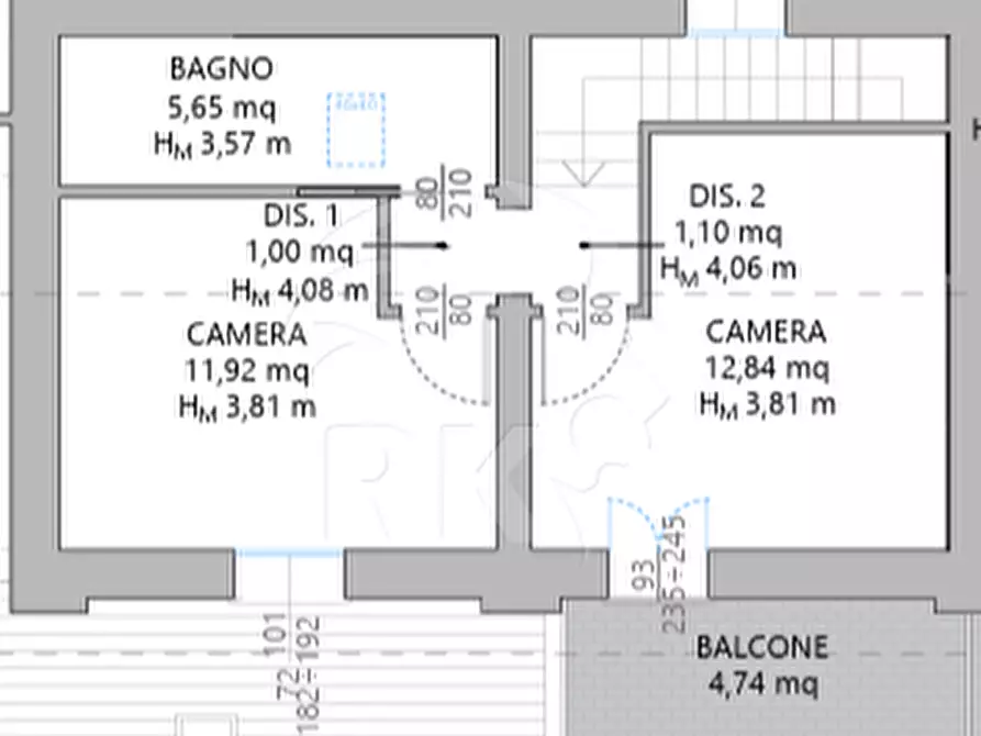 Immagine 10 di Trilocale in vendita  in Via del Greto 1 a Bologna