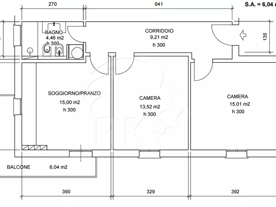 Immagine 23 di Trilocale in affitto  in Via Pellizza da Volpedo 30 a Bologna