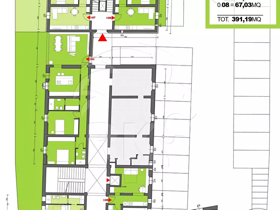 Immagine 2 di Bilocale in vendita  in via Castiglione 91 a Bologna