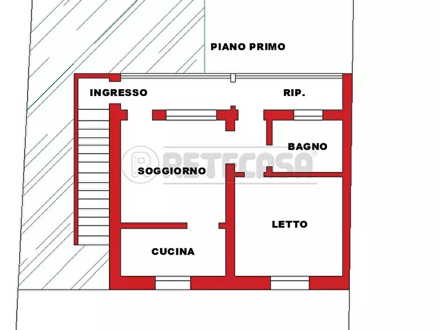 Immagine 12 di Bilocale in vendita  in Via Giotto 5 a Bondeno