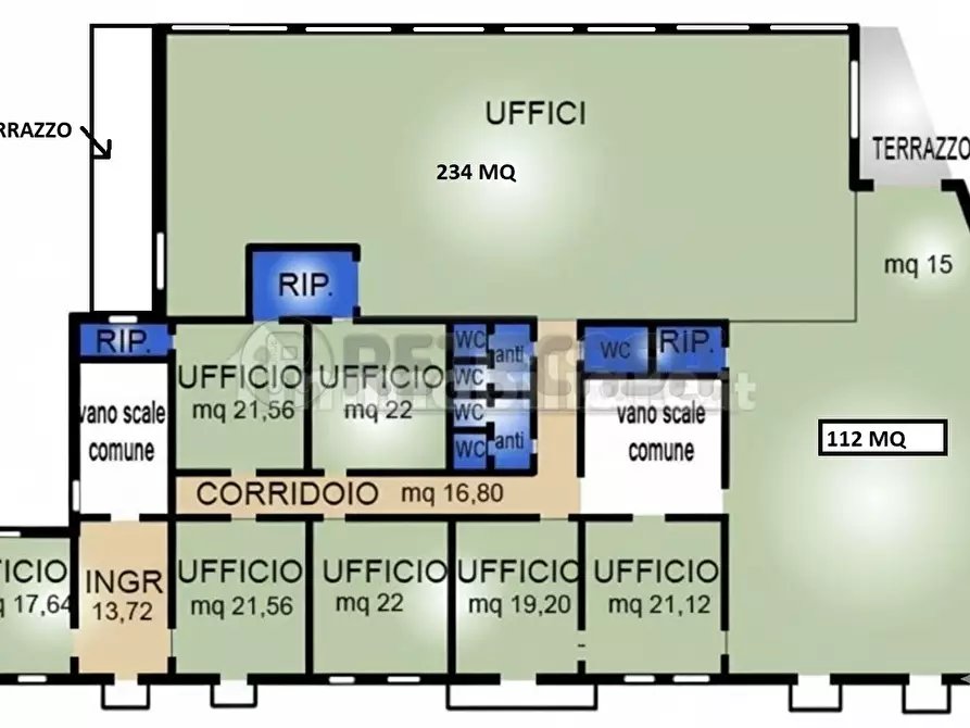 Immagine 51 di Ufficio in affitto  in Corso SS. Felice e Fortunato 3 a Vicenza