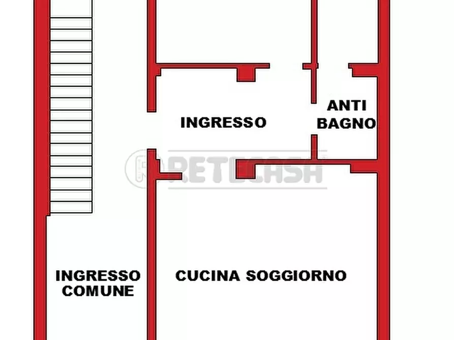 Immagine 8 di Bilocale in affitto  in Via Giosuè Carducci a Bondeno