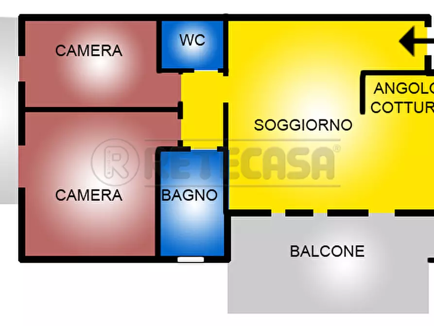 Immagine 18 di Trilocale in vendita  in strada colle renazzo 5 a Pescara