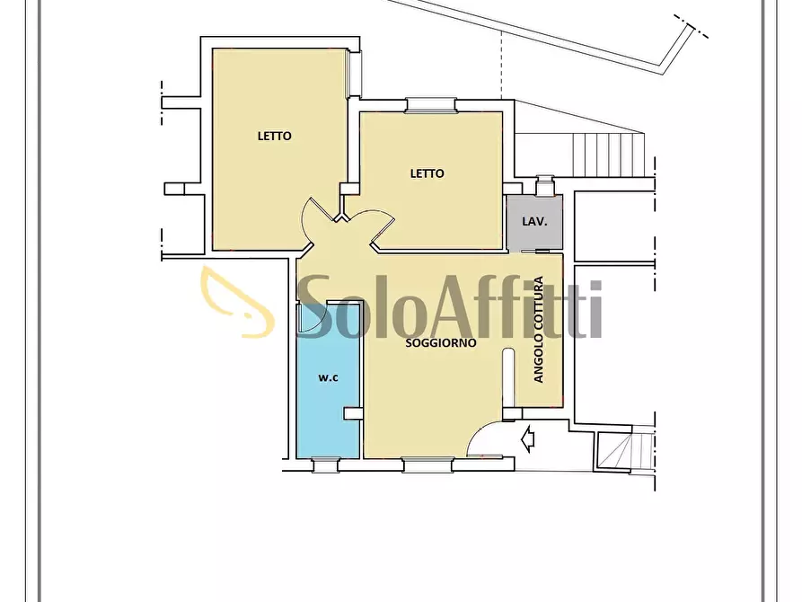Immagine 14 di Trilocale in affitto  in Viale Fiume Mesima 39 a Catanzaro