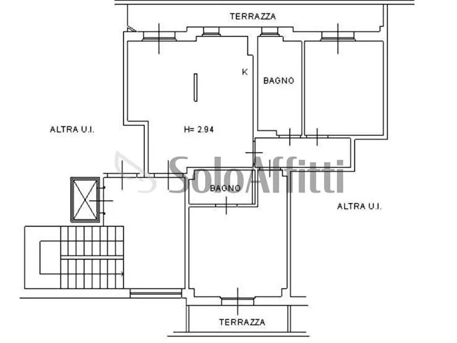 Immagine 2 di Quadrilocale in affitto  in Via del Parco 6/A a Livorno