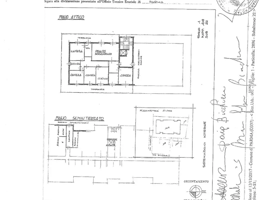 Immagine 49 di Attico in vendita  in Via Pietro Martini 55 a Parma