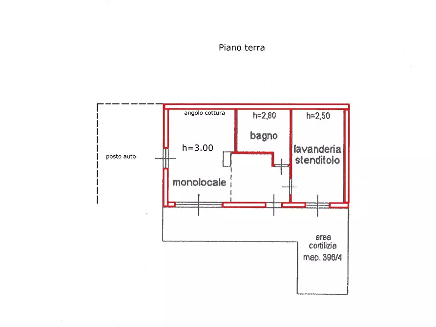 Immagine 26 di Bilocale in vendita  in Strada Manara 4 a Parma