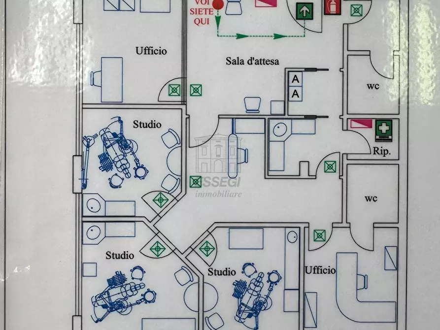 Immagine 1 di Ufficio in affitto  in Via Nuova di Guamo 1 a Capannori