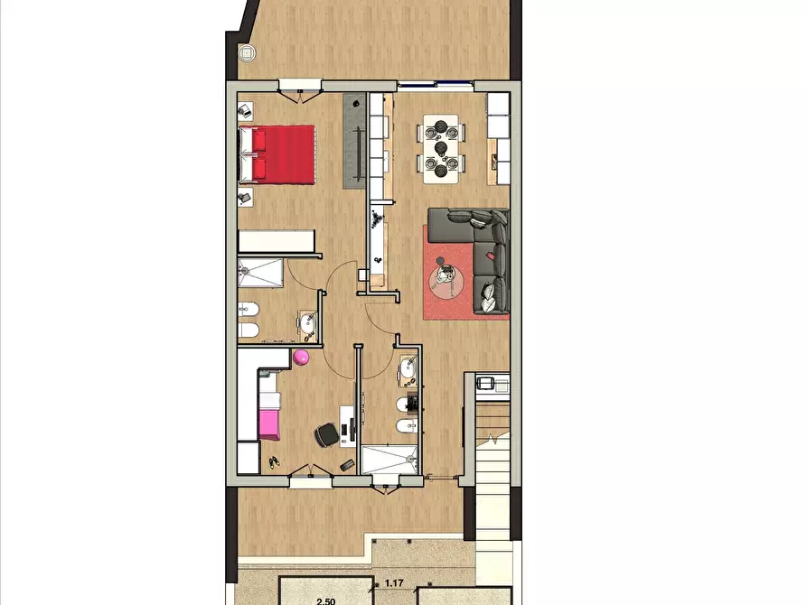 Immagine 15 di Appartamento in vendita  a Decimomannu