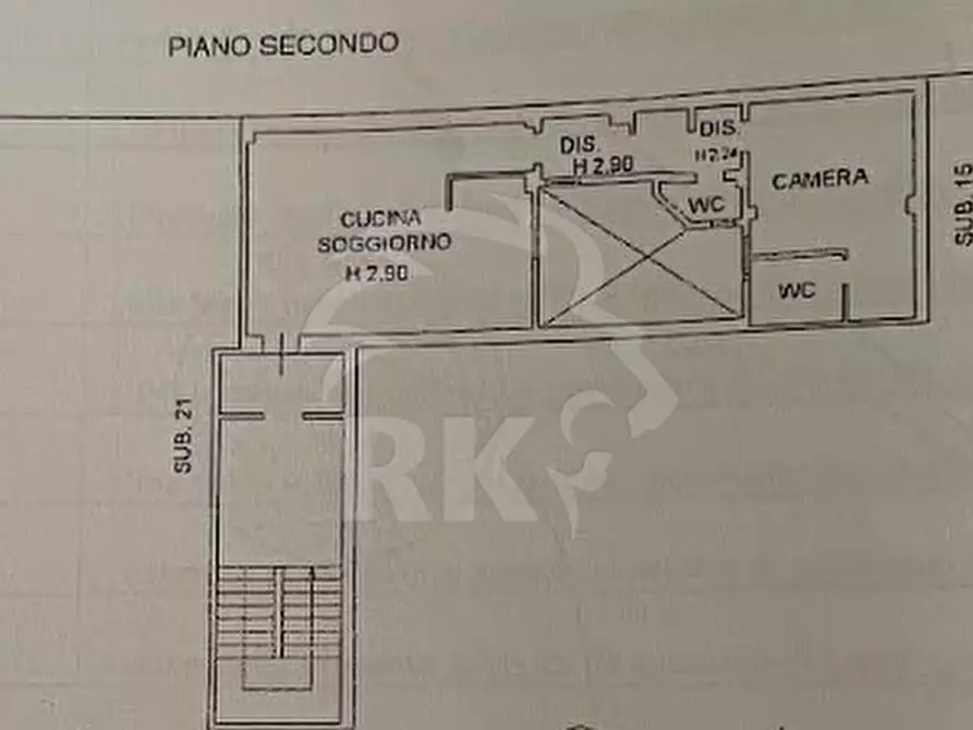 Immagine 21 di Bilocale in affitto  in Via Mascarella 9 a Bologna