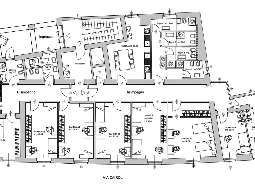 Immagine 26 di Stanza singola in affitto  in Via Benedetto Cairoli 4 a Novara