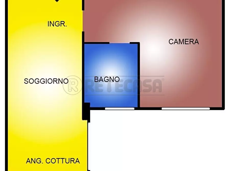 Immagine 5 di Bilocale in vendita  in Viale Milano 50 a Vicenza