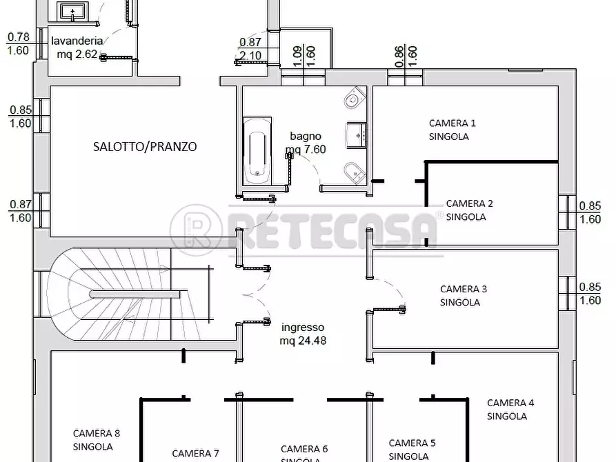 Immagine 27 di Stanza singola in affitto  in corso Padova a Vicenza