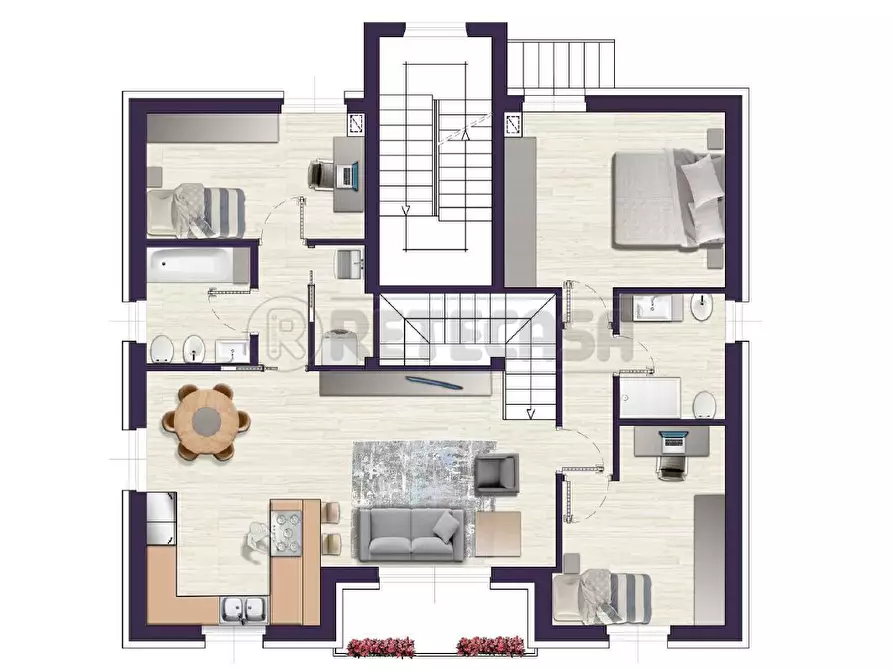 Immagine 6 di Casa semindipendente in vendita  a Vicenza