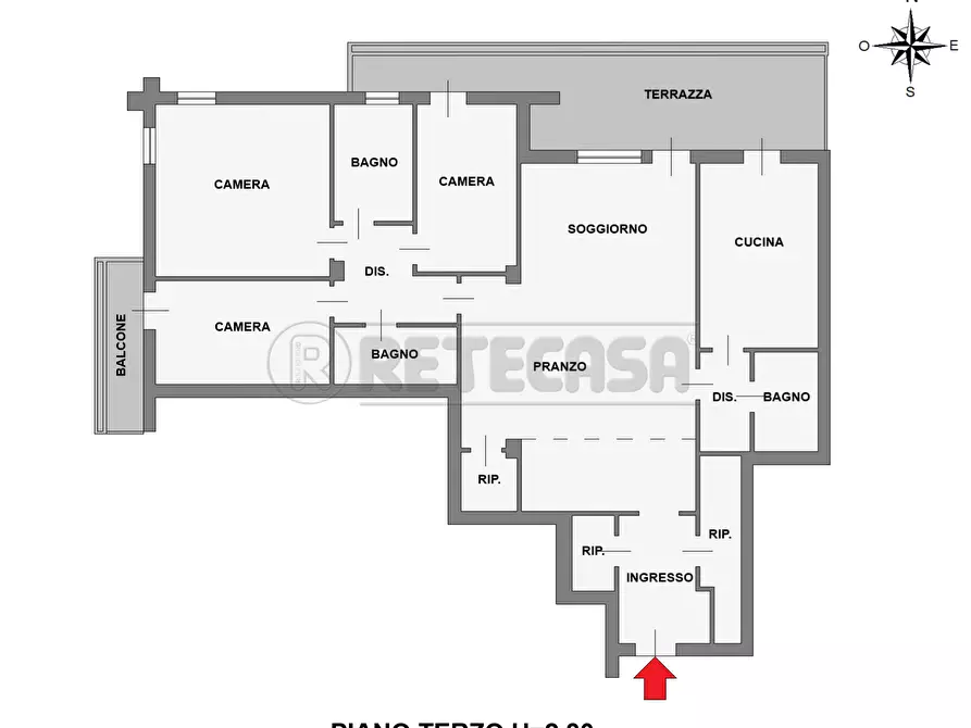 Immagine 21 di Trilocale in vendita  in Via Luigi Pellizzo 39 a Padova