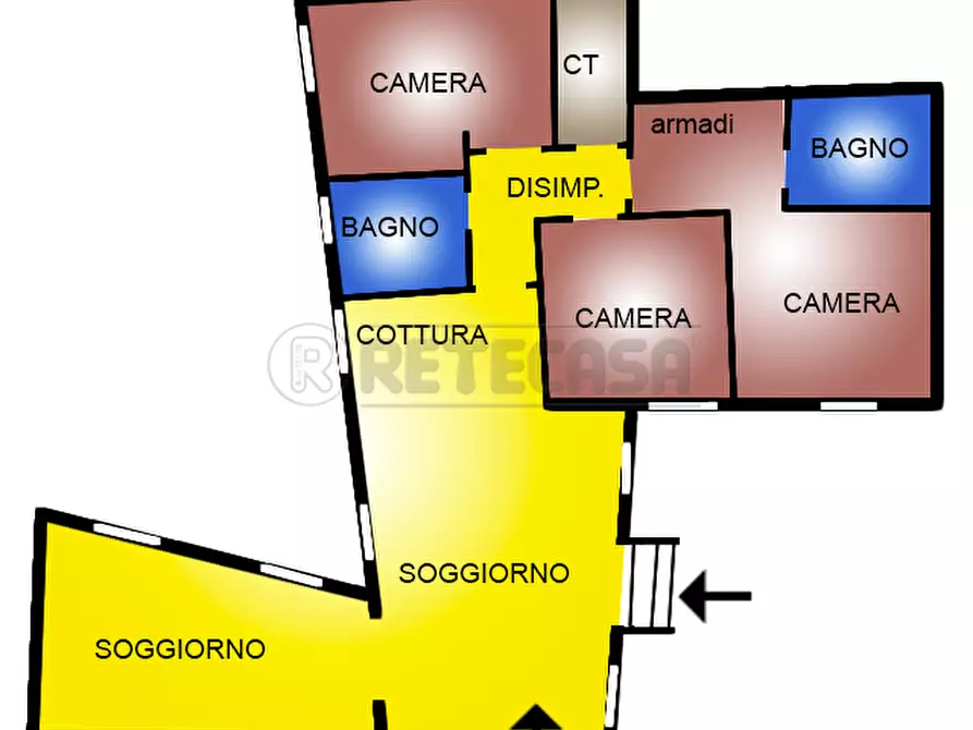 Immagine 17 di Bilocale in vendita  in corso matteotti 52 a Montecchio Maggiore