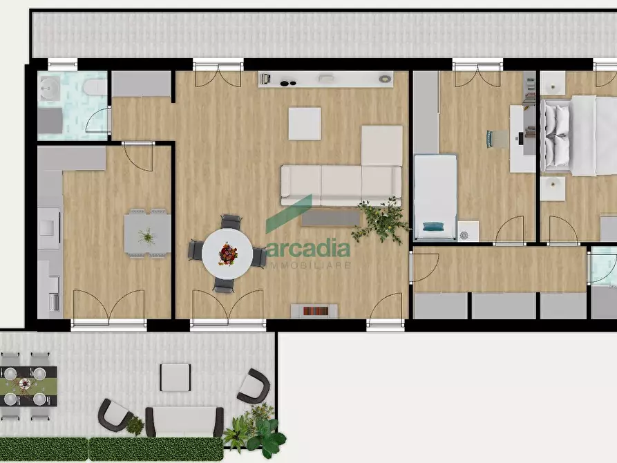 Immagine 30 di Quadrilocale in vendita  in Via Rosario Livatino 97 a Bari