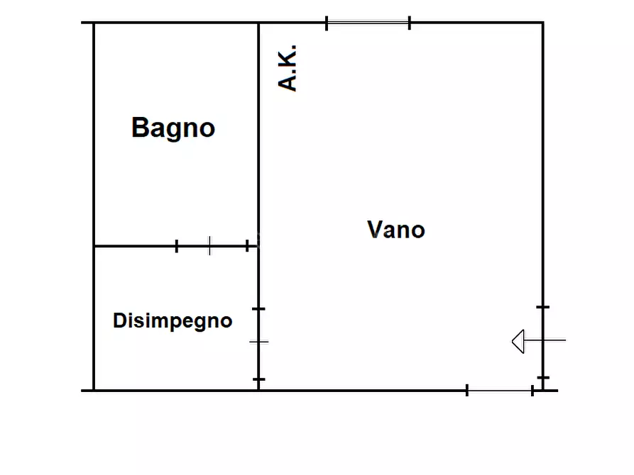 Immagine 15 di Monolocale in affitto  in Viale di Campo Salino a Fiumicino