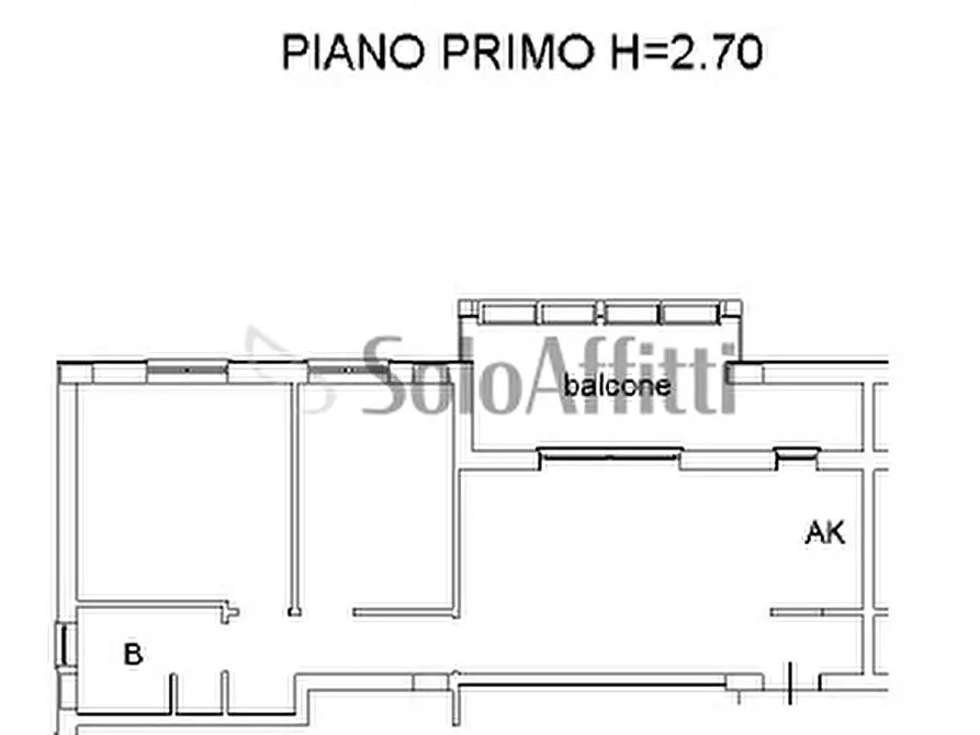 Immagine 17 di Trilocale in affitto  in Piazza Monsignor Lionello Berti 20 a Roma