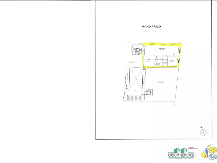Immagine 28 di Trilocale in affitto  in Strada Nino Bixio a Parma