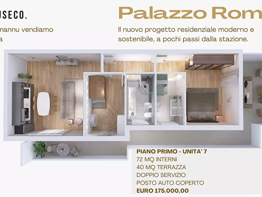 Immagine 16 di Appartamento in vendita  a Decimomannu