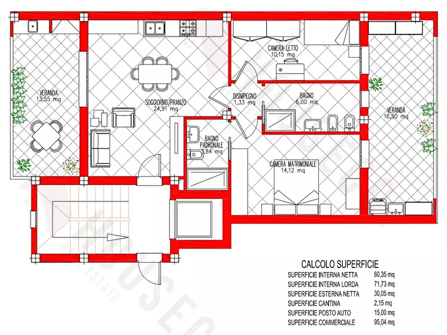 Immagine 12 di Appartamento in vendita  a Quartu Sant'elena