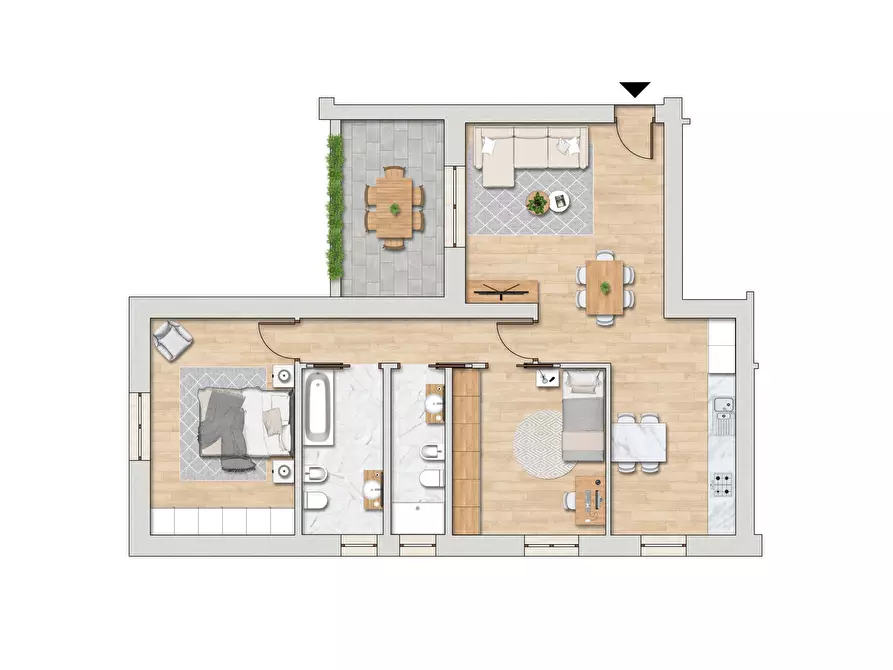 Immagine 1 di Appartamento in vendita  in Via Calzolara a Valsamoggia