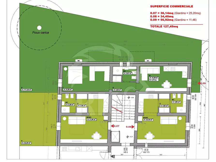 Immagine 2 di Bilocale in vendita  in via Castiglione 91 a Bologna