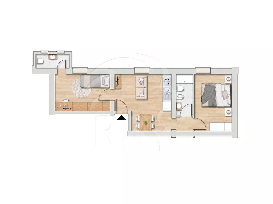 Immagine 10 di Trilocale in vendita  in Via del Greto 1 a Bologna