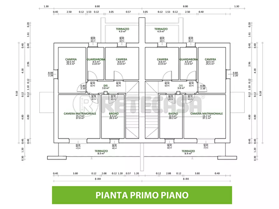 Immagine 3 di Porzione di casa in vendita  a Santa Maria Di Sala